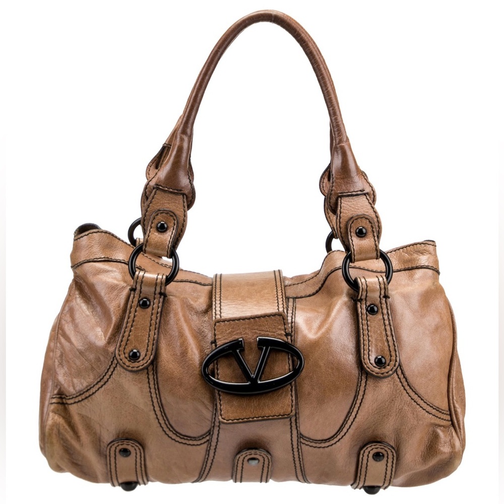 Valentino Vintage Valentino Leather Handle Bag